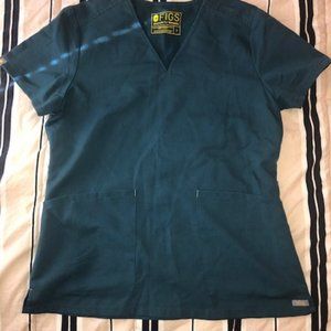 FIGS Casma S scrub top Teal *discontinued!!!*